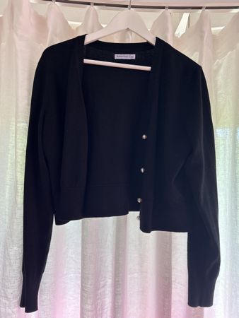 Anna Field Strickjacke, Schwarz, Gr. L (46), Top Zustand!