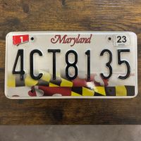 🇺🇸 U.S. Autoschild - Maryland 4CT8135 - ORIGINAL