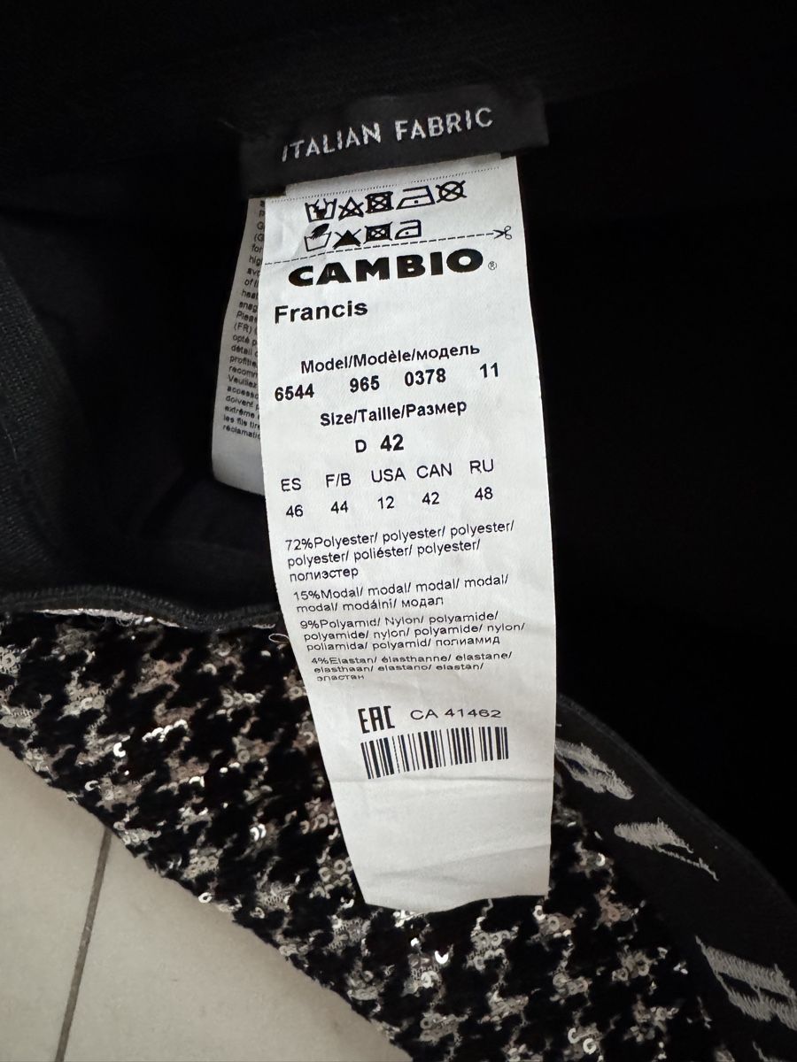 Cambio Pantaloni: CAMBIO Marlenehose "Francis" mit Pailletten – Nuovo (secondo la descrizione) da Reichenburg venduto da gabriela55 2