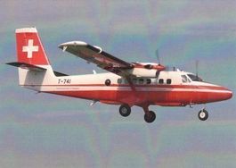 Ansichtskarte Swiss Air Force Twin-Otter, T-741
