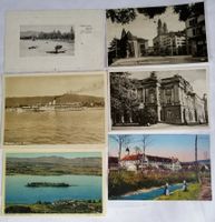 6 Ansichtskarten Zürich von 1917/1935/1937/1939/1941/1942