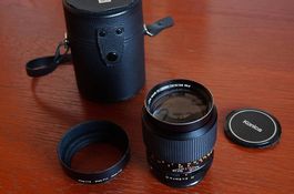 Konica Hexanon AR 85mm f1.8 original Metall-Sonnenblende