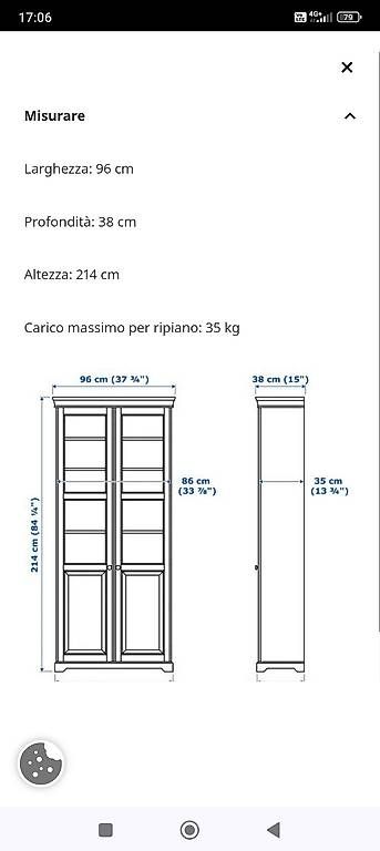Armadi: Splendida libreria/ credenza doppio – Usato da Viganello venduto da biz_cp9h 2