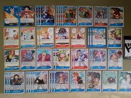 One Piece Deckbau OP17 Dressrosa Lucy/Rebecca/Usopp Karten