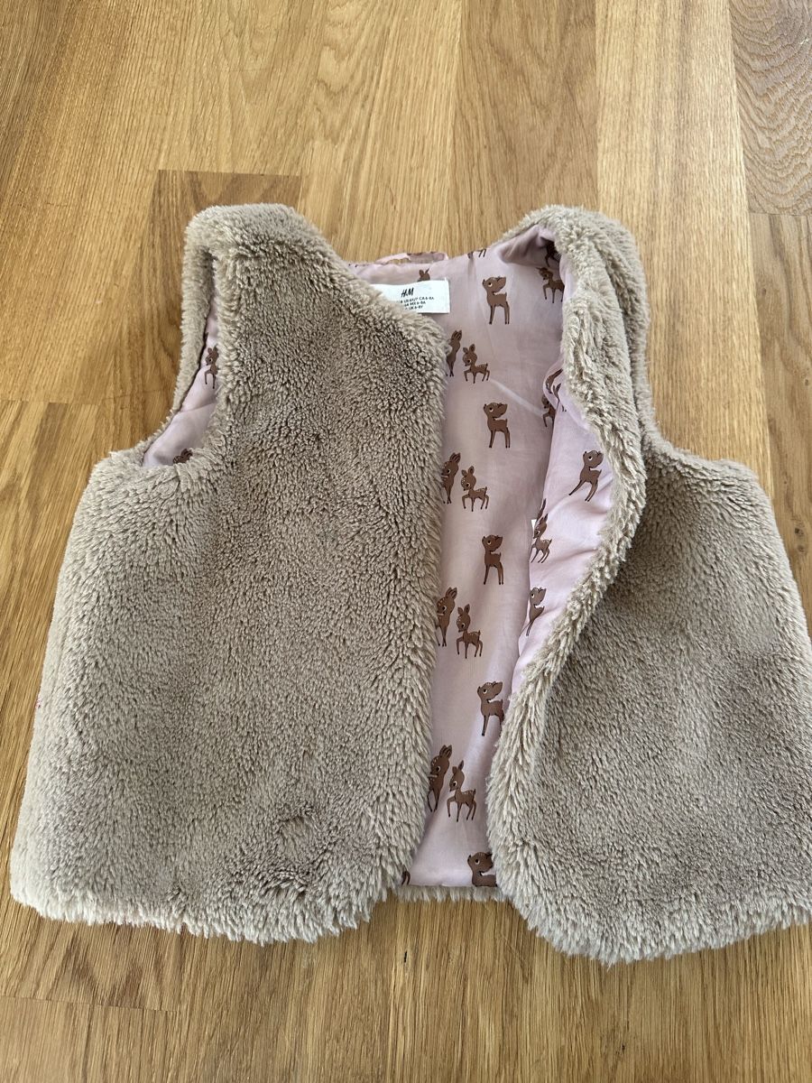 H&M Sonstige Mädchenkleider: Kuschel teddy Veste 128 – Gebraucht aus Hochdorf von lefaho 2