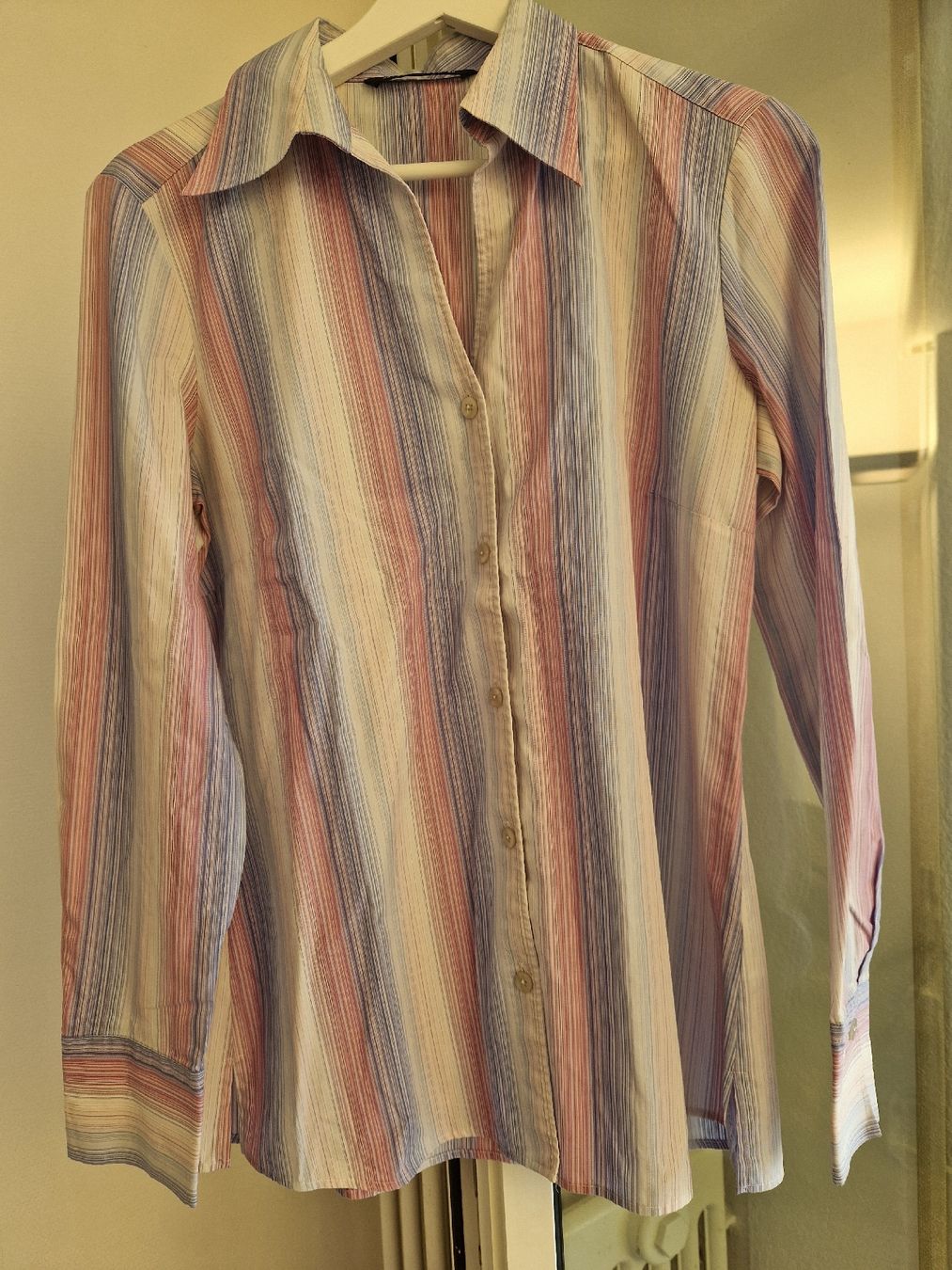 Eterna Camicette: Eterna Excellent Blouse, Size 38, Striped, Spring Time! – Usato da Wettingen venduto da mor_76q7