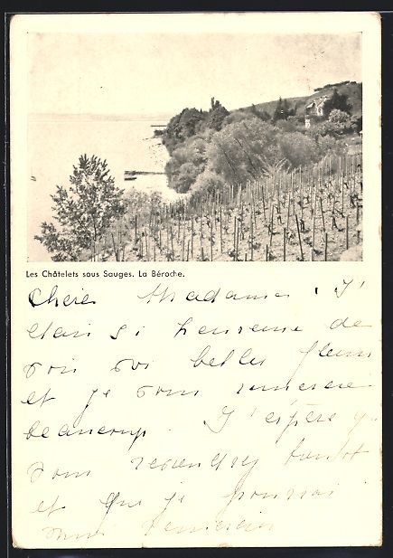 Cartoline postali: La Béroche, Les Châtelets sous Sauges – Usato da Berlin venduto da bartko-reher