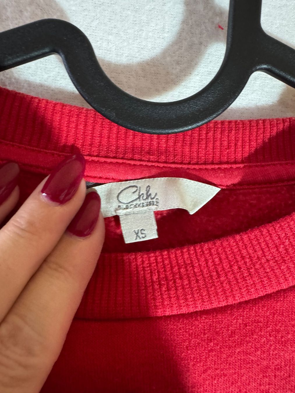Maglioni & Felpe: Roter Pullover von Clockhouse Gr. XS – Usato da Grosswangen venduto da second_hand_dress 2