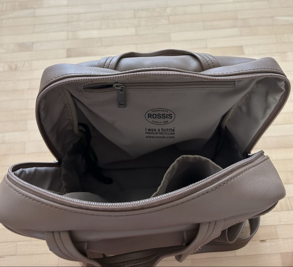 Sacs à dos: Backpack FRANCESCO ROSSI taupe – D'occasion à Horgen par Gabi_W 4