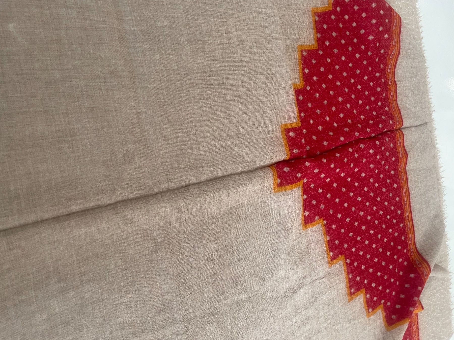 Foulard & Sciarpe: Sciarpa pregiata in seta e lana 200 cm x 95 – Usato da Minusio venduto da Pink222 7