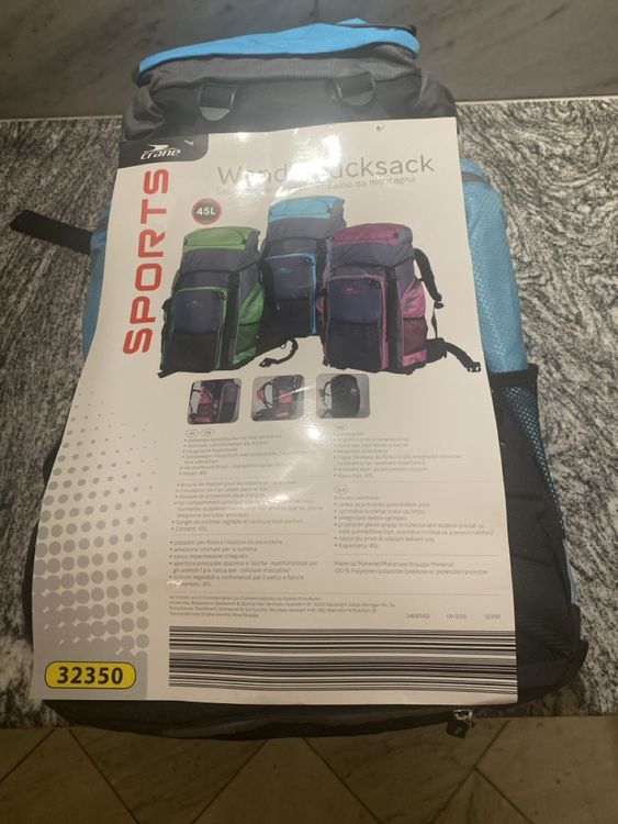 Crane Sports Wanderrucksack 45L - Neu mit Etikett (Neu und ...