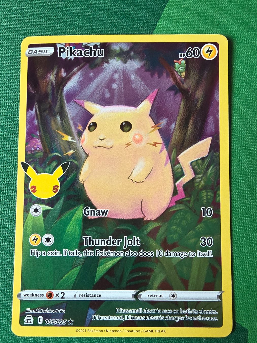 Pokémon Carte collezionabili: Pokemon Pikachu 005/025 Celebrations Englisch – Usato da Gossau SG venduto da worklifebalance