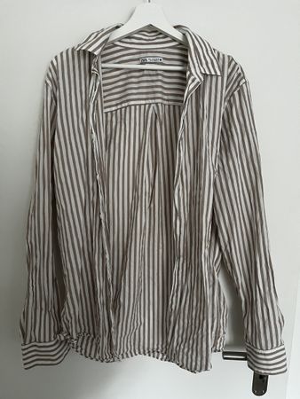 Zara Striped Shirt - Light, Breezy, and Stylish - Size L