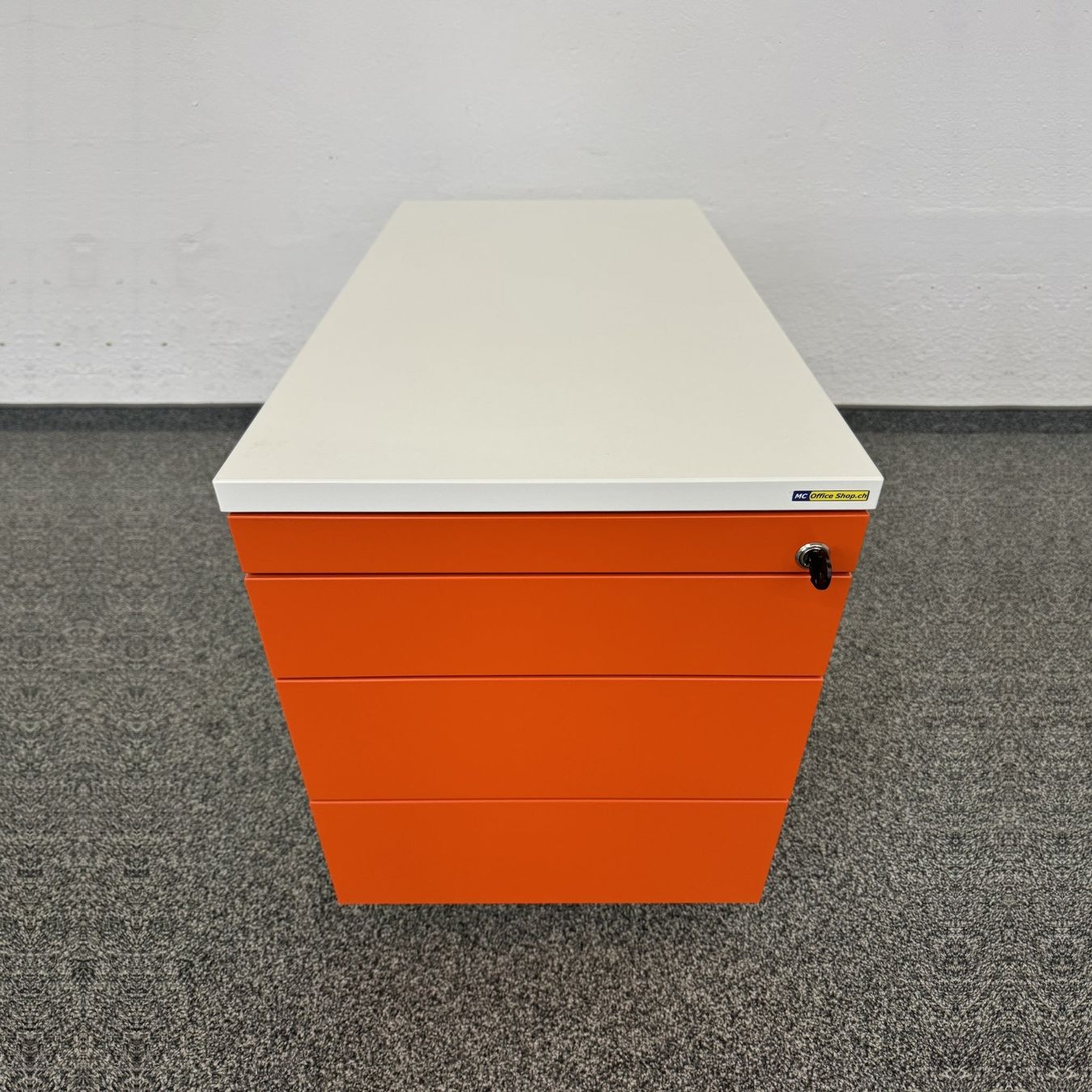 Banconi: König + Neurath Container Roll-Korpus Weiss-Orange 4 – Usato da Schönenwerd venduto da mcofficeshop