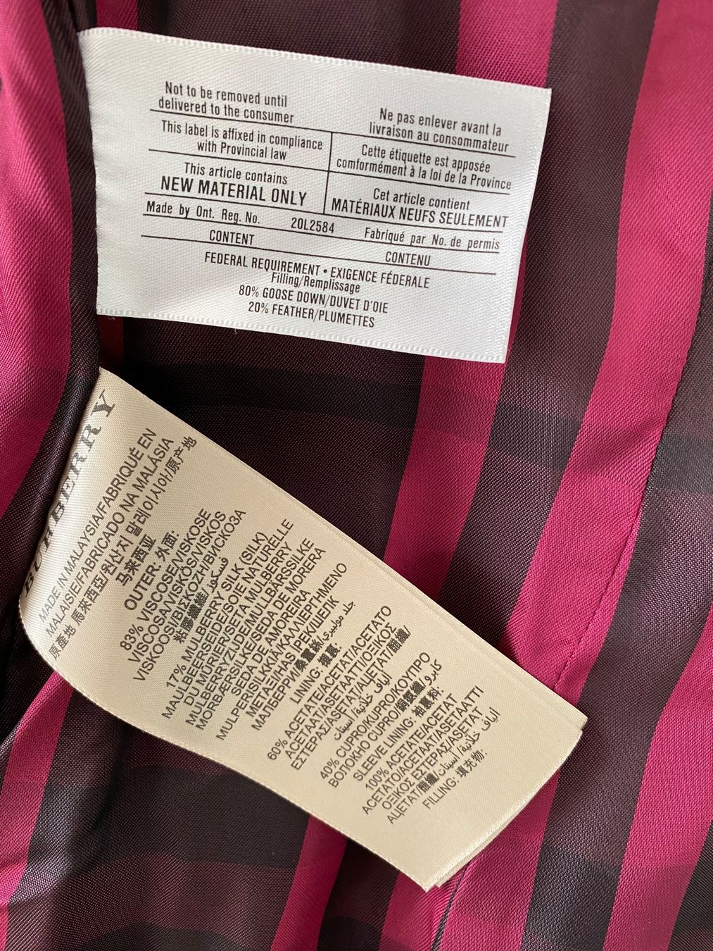 Burberry Giacche: Burberry Jacket - Size L – Nuovo (secondo la descrizione) da Ponte Tresa venduto da La_Vie_En_Rose 7