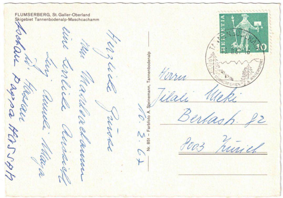 Cartoline postali: Flumserberg - 5 Bild AK – Usato da Binningen venduto da Mountainrider 1