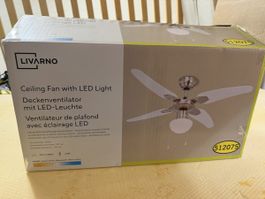Deckenventilator mit Led-Leuchte