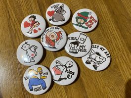 Kiss My Ass PIn Anstecker