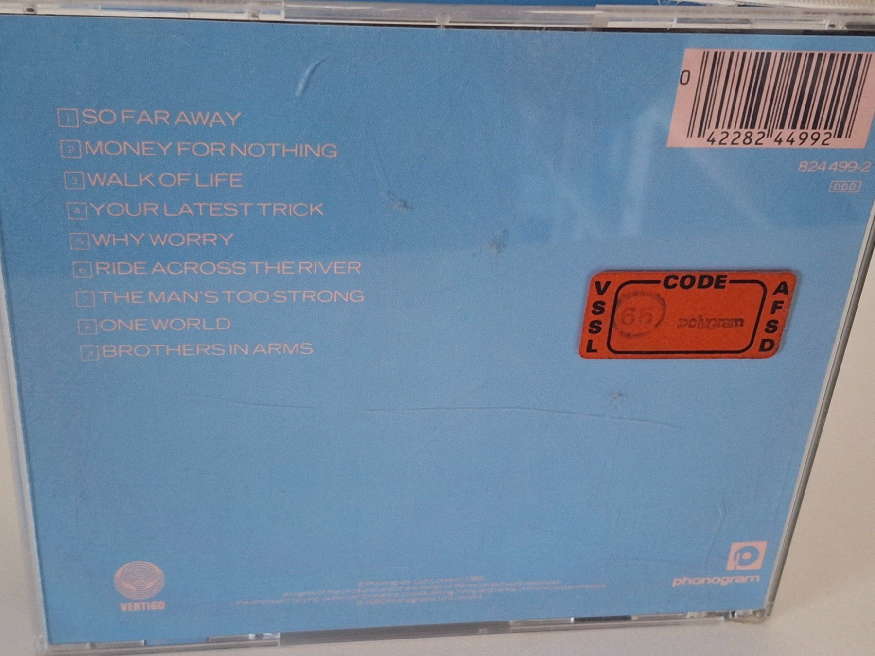 CDs: CD Dire Straits -  Brothers in Arms – Gebraucht aus Aarberg von Jackup1 1