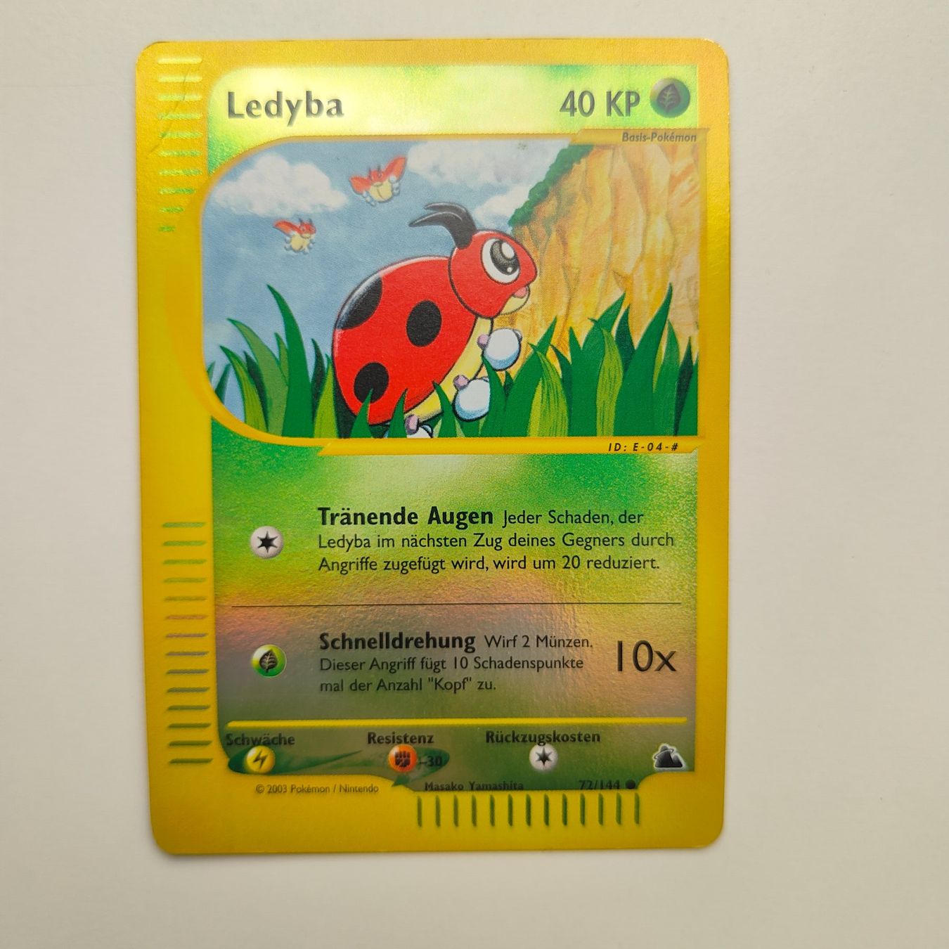 Pokémon Sammelbilder & Trading cards: Pokemon Ledyba Reverse Holo Skyridge E-Series ab 1 CHF – Gebraucht aus Thalwil von FigurenFreunde