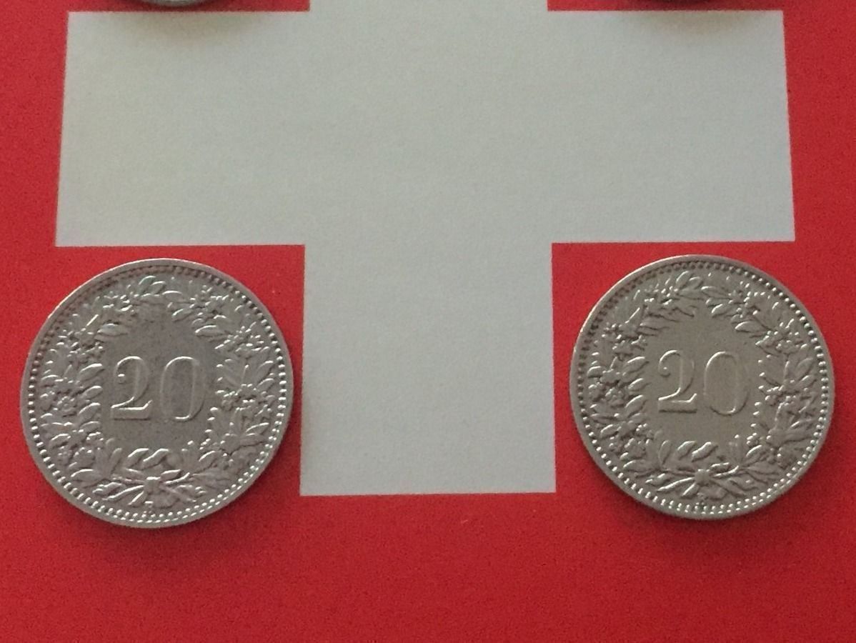 Tutti le monete: 20 Rappen: 2x1912+2x1913 – Usato da Elsau venduto da herbybay 5