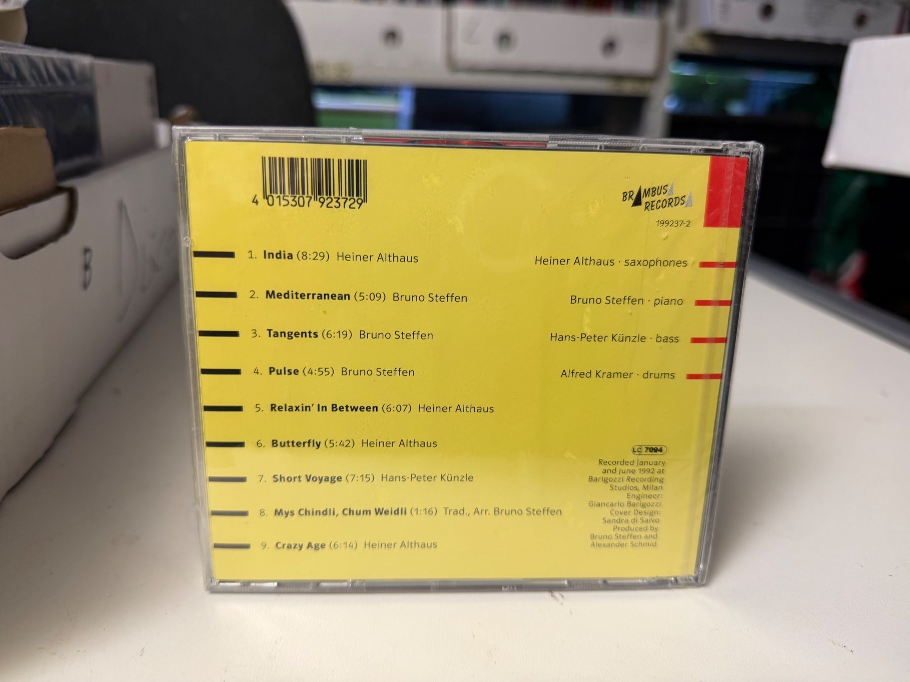 CDs: Bruno Steffen - Heiner Althaus Quartet - In Between - HG41D – Neu und originalverpackt aus Küsnacht ZH von JazzRecords 1