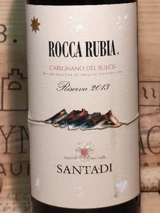 Wein: 2013 Rocca Rubia Santadi 2013 – Neu und originalverpackt aus Büsserach von Vintage-vins
