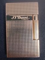 Briquet de luxe S.T. Dupont, plaqué or, parfait état!