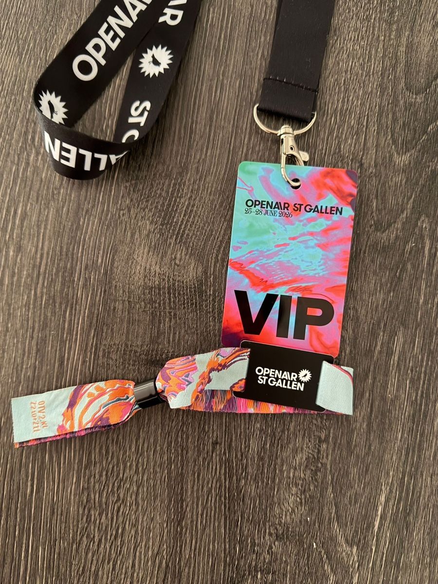Tickets: Openair St Gallen VIP Ticket Samstag & Sonntag – Gebraucht aus St. Gallen von mania03