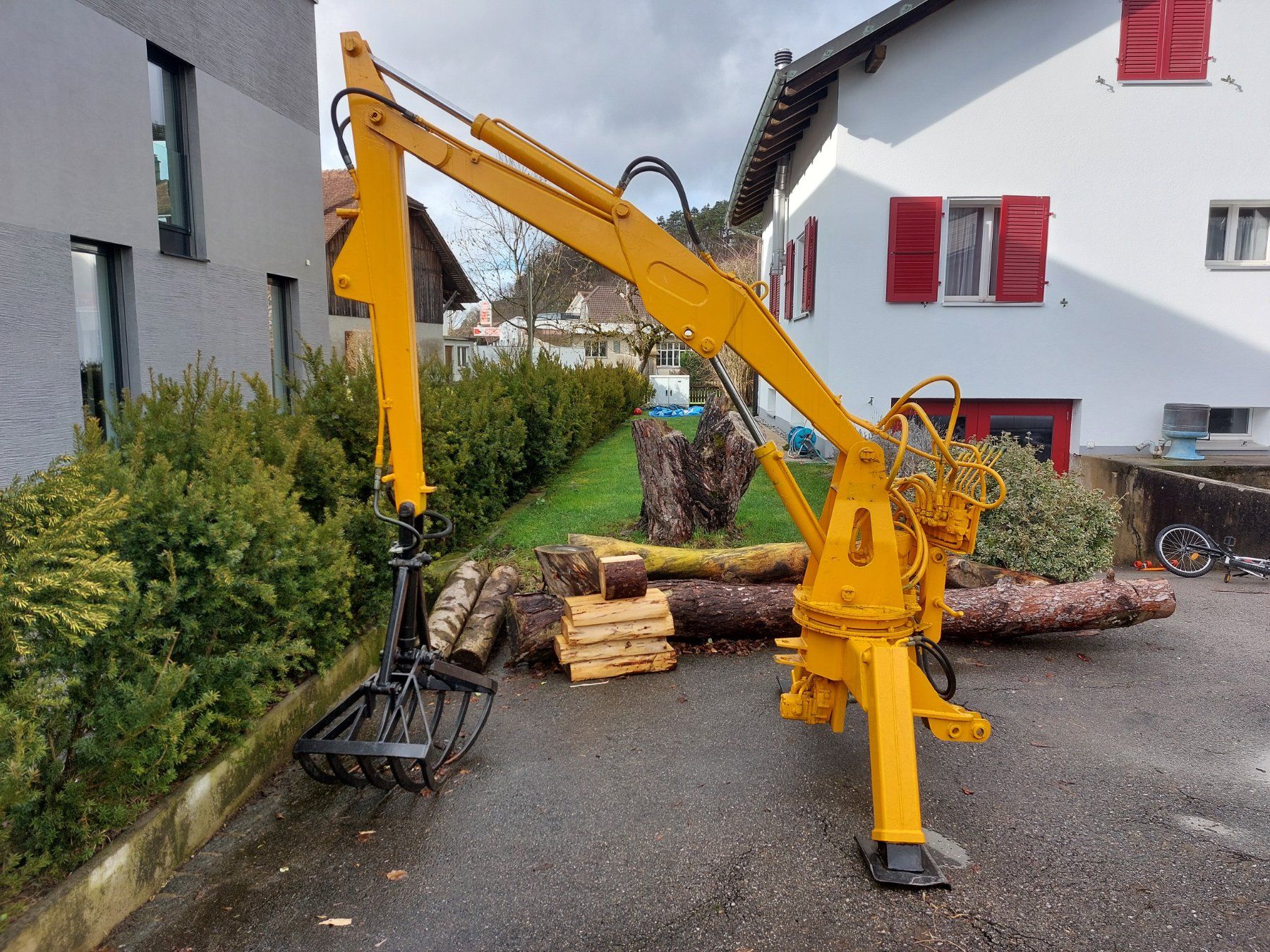 Gru: Grue 3 points pour tracteur – Usato da Vicques venduto da Yoda2824 1