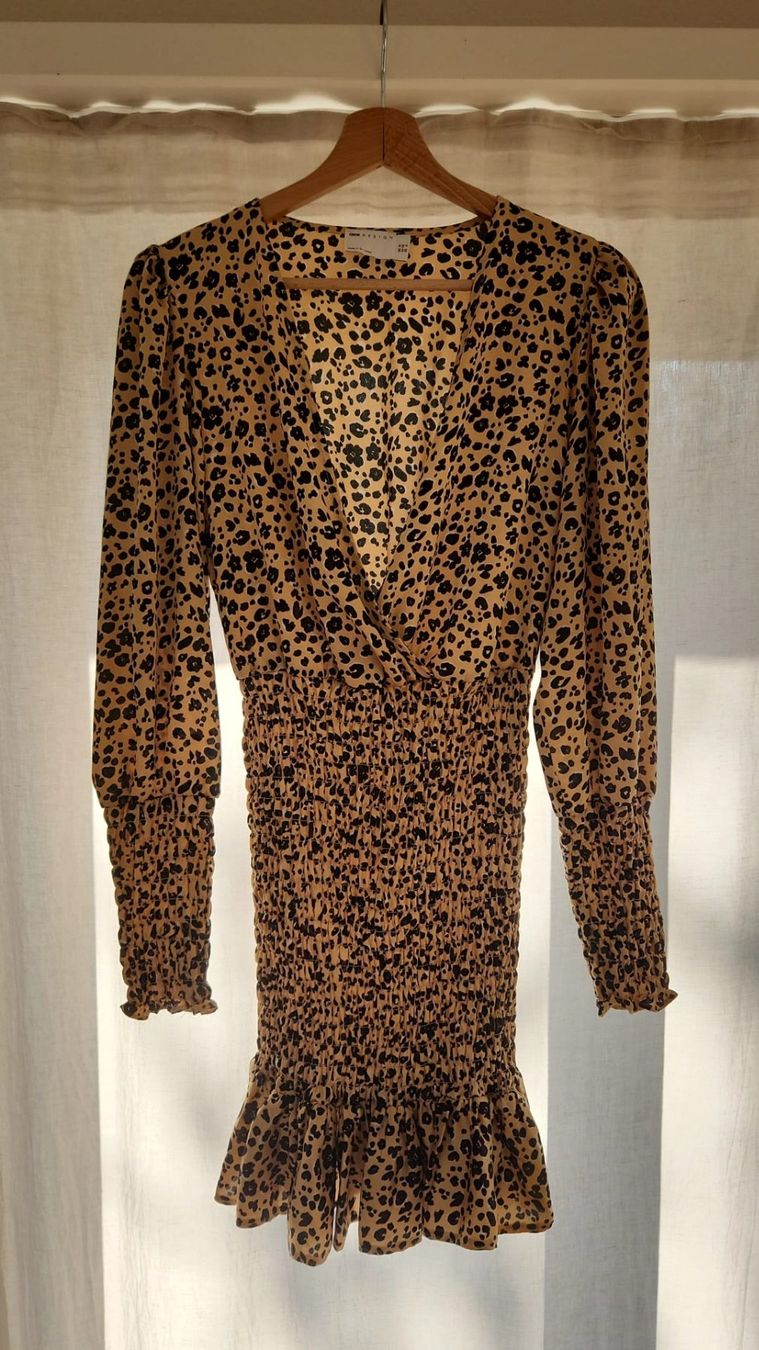 Asos Vestiti: Schöne Asos Design satin leopard Kleid! – Usato da Zürich venduto da syl_bhd2 3