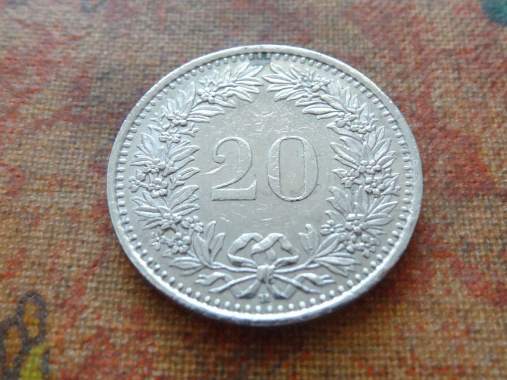 Toutes les monnaies: 20 Rp. 1997 – D'occasion à Romanel-sur-Lausanne par Swift13 1