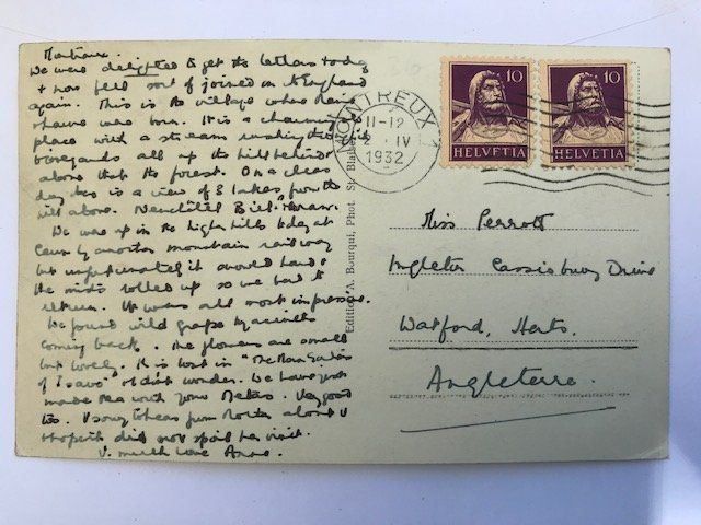 Cartoline postali: St.Blaise, von 1932 – Usato da Niederscherli venduto da Lucia16 1