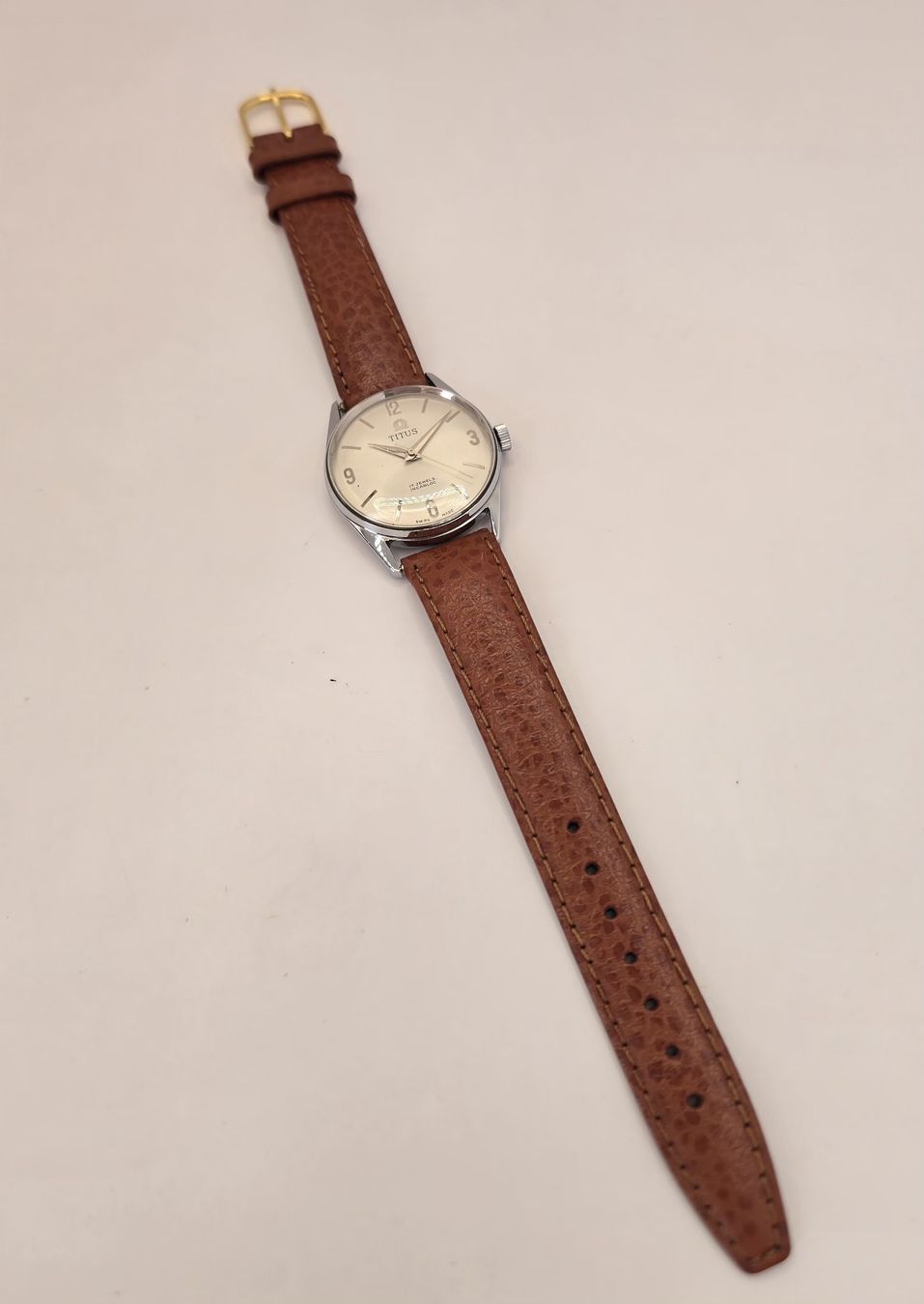 Orologi: Titus Solvil Hand-wind Incabloc 31,3mm – Usato da Minusio venduto da AGSuhren 6