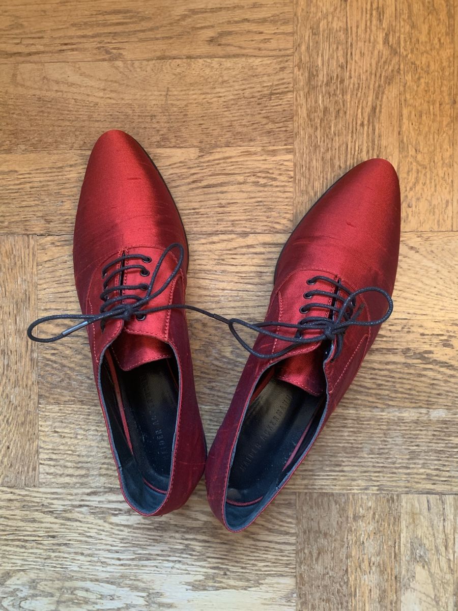 Scarpe da donna: Magnifiques chaussures rouges Haider Ackermann, 38 – Nuovo (secondo la descrizione) da Lausanne venduto da otemporaomores