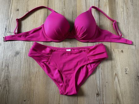 C&A Bikini Set pink Grösse 75B / 36