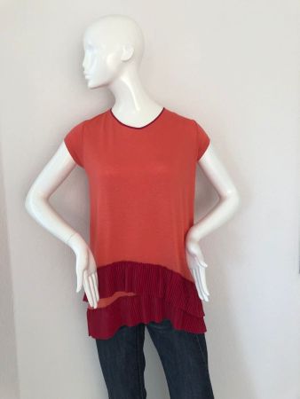 Marc Cain Blusenshirt mVolants Gr 38 N3