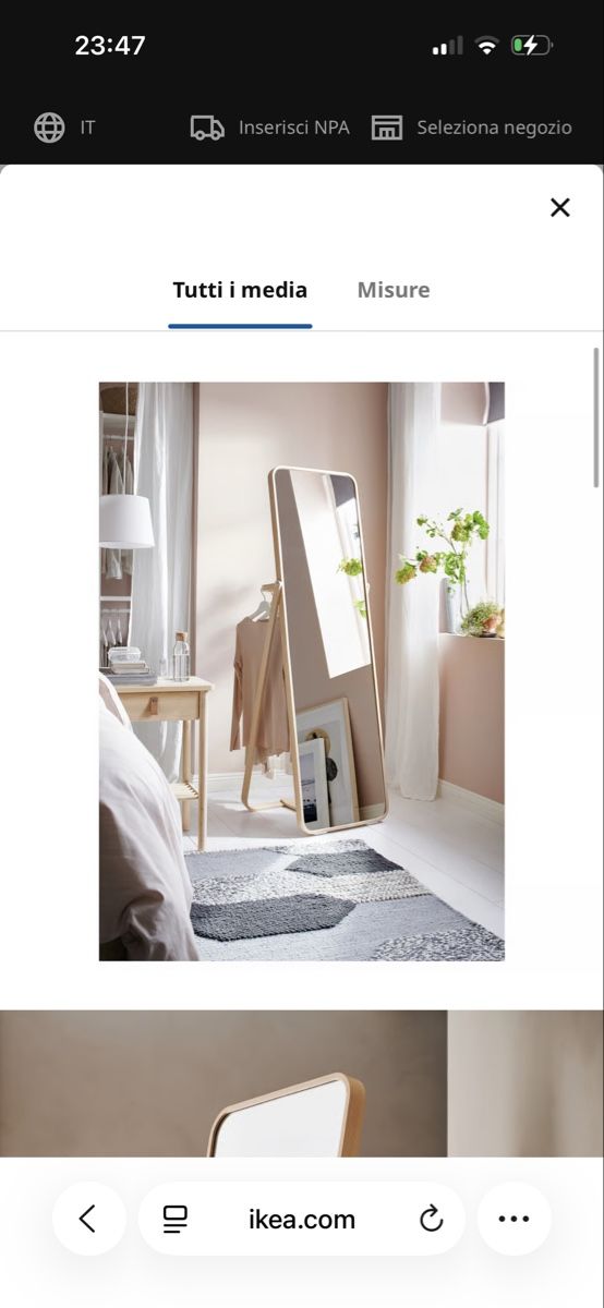 Ikea Specchi: Standspiegel IKORNNES IKEA – Usato da Glattpark(Opfikon) venduto da ZHINCITY 2