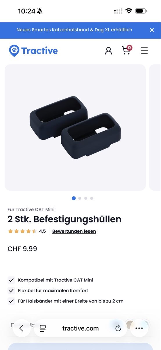 GPS Antennen: Tractive CAT Mini GPS Tracker – Gebraucht aus Matten b. Interl von del_qtl7 3