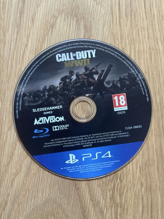 Call of Duty WW2 - PS4 (Gebraucht) in Uster für CHF 5 – mit Lieferung ...