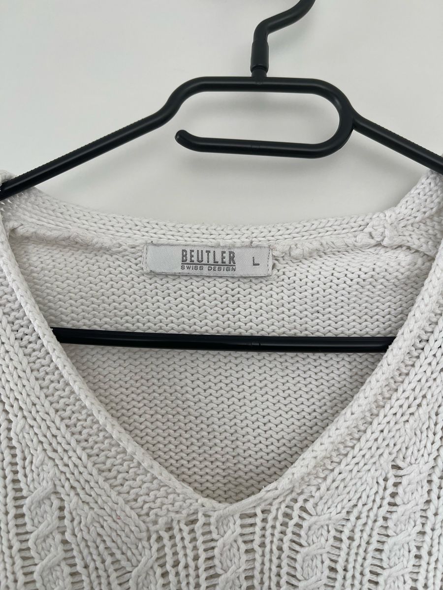 Maglioni & Felpe: Weisser Strickpullover für Damen – Usato da Neuenegg venduto da aba_g85b 1