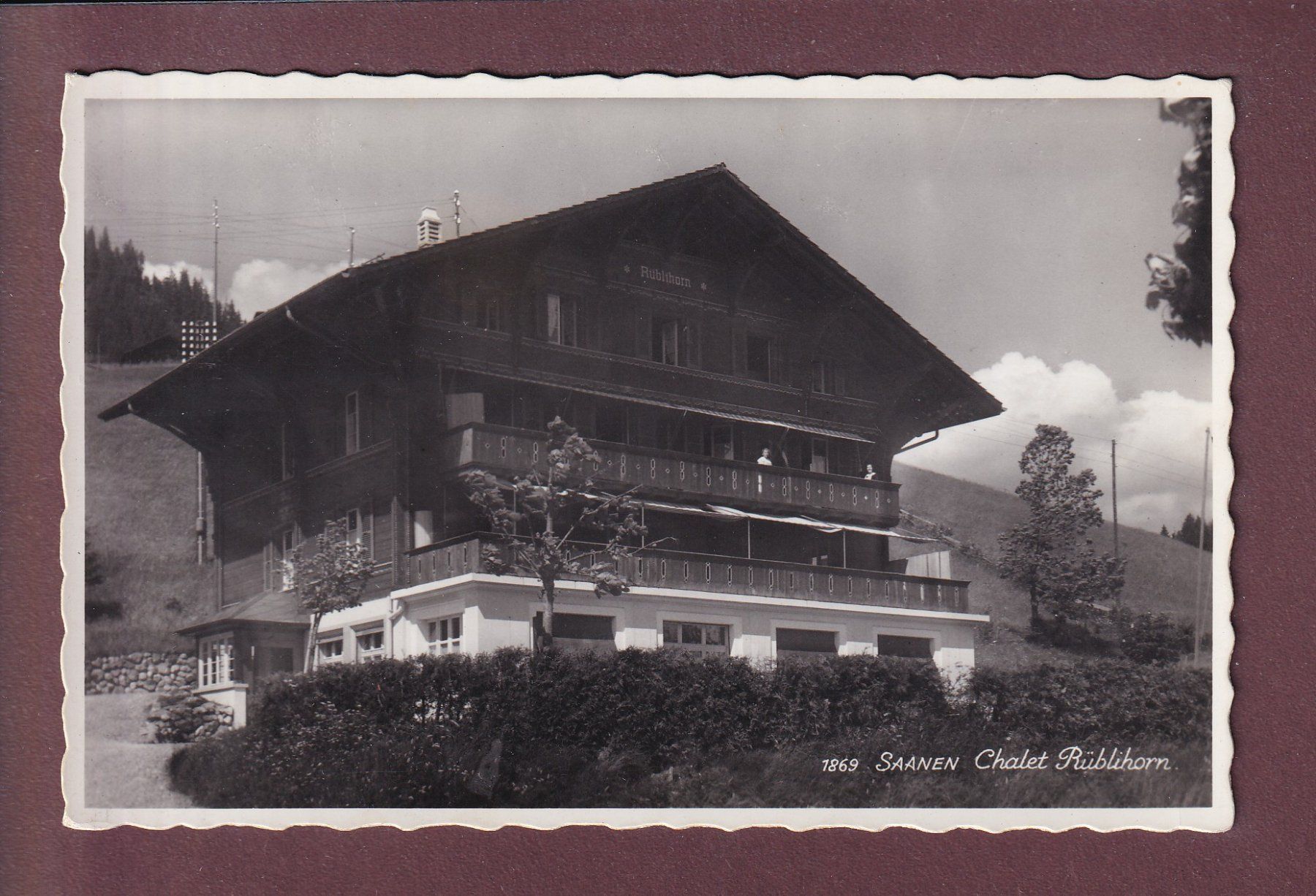 Cartoline postali: SAANEN - Chalet Rüblihorn – Usato da Pully venduto da nicecards