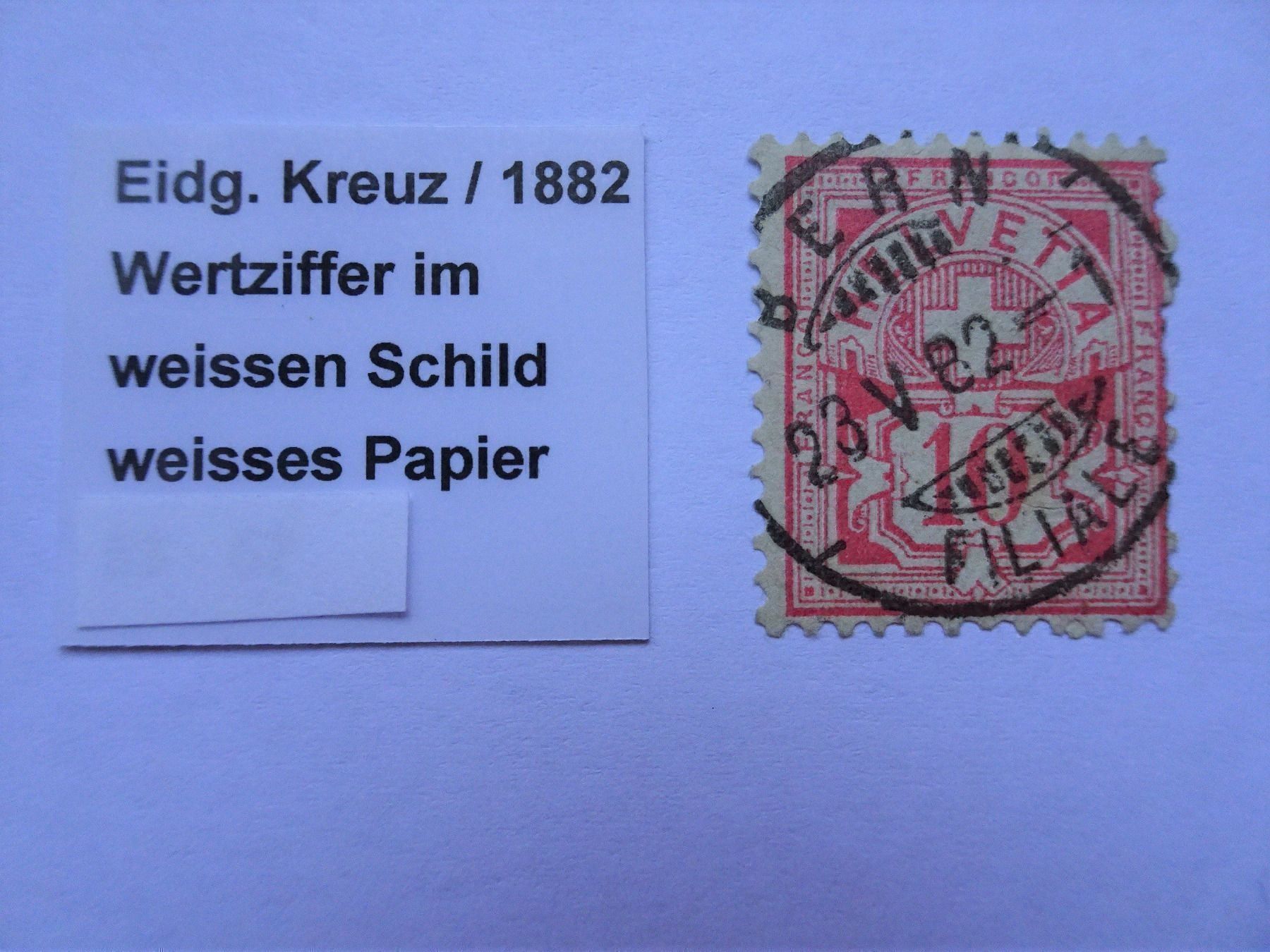 Tous les timbres: 1882 – D'occasion à Aadorf par Chnorli-Furz