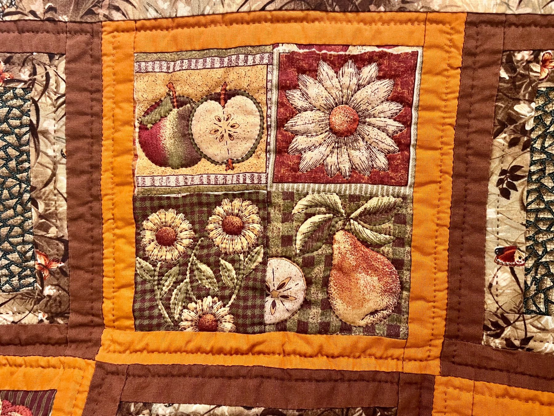 Coperte: Petite couverture pour bébé, vintage, patchwork, coton – Usato da Genève venduto da DELIRBEADS 5