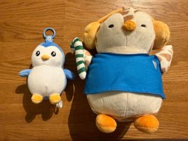 Pudgy Penguins - Ein Plüsch-Pingu und ein Schlüsselanhänger