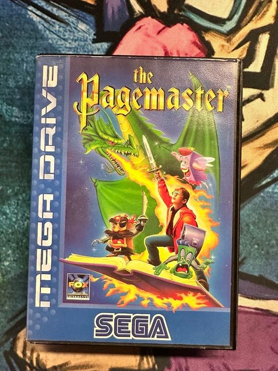 The Pagemaster MegaDrive PAL - Sans Notice - Très Bon État - SEGA 1994