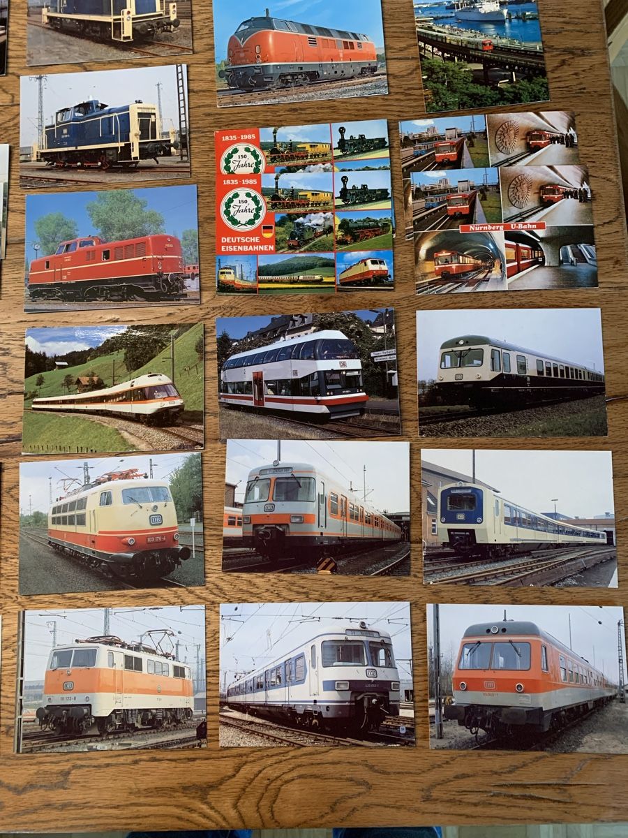 Modelleisenbahnen: Deutsche Diesel - E - Loks, andere, Bilder- Postkarten 33 St – Gebraucht aus Winden von EmilNeu 3