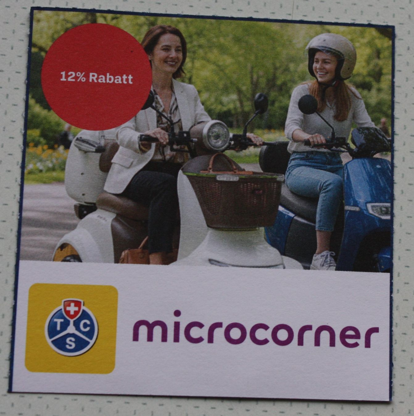 TCS Bons: TCS Microcorner Gutschein - 12% Rabatt bis 31.12.2026 – Neuf avec emballage d'origine à Wettingen par Licht08