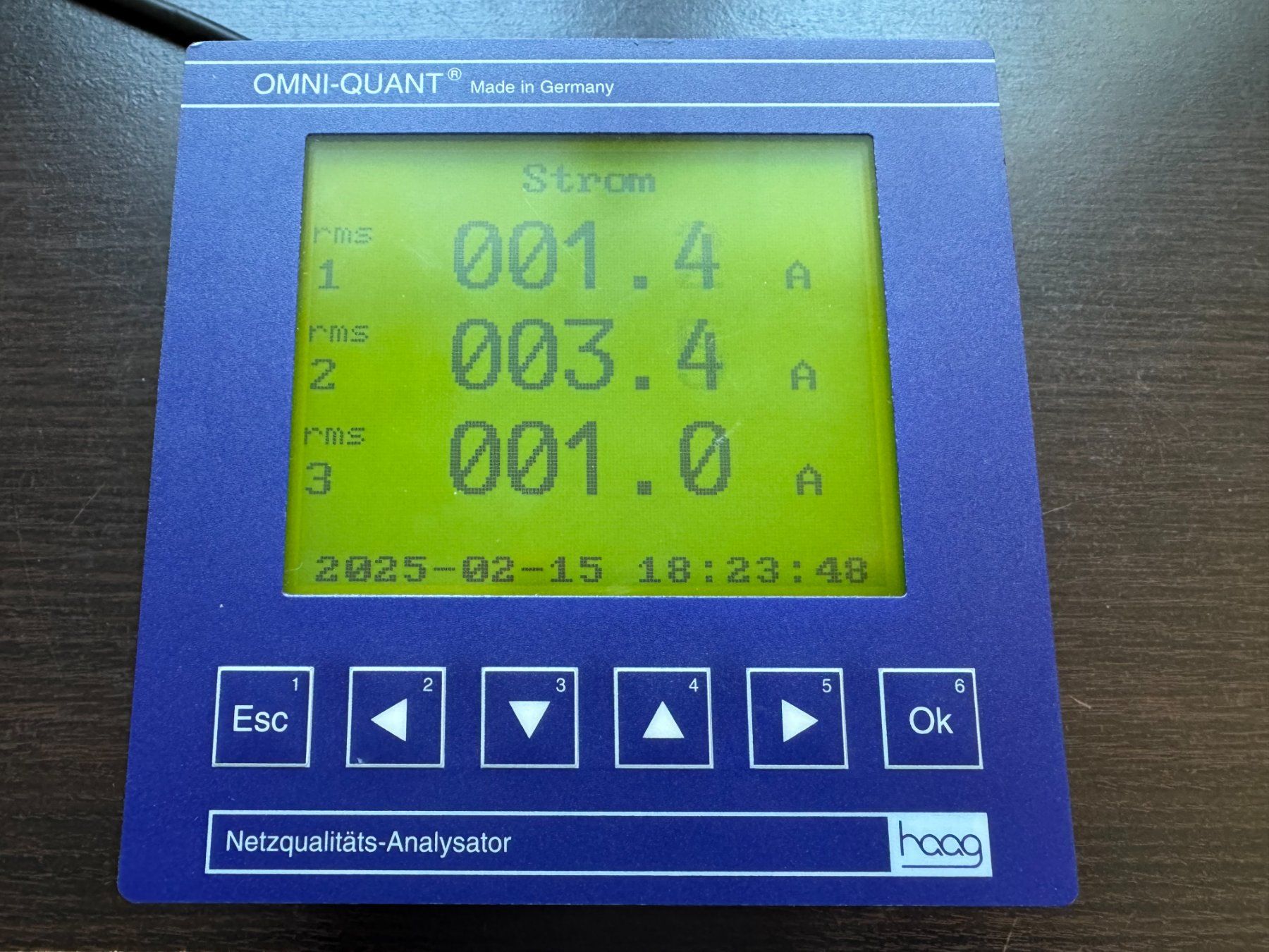 Componenti elettronici: HAAG Netzqualitäts-Analysator OMNI-QUANT – Usato da Näfels venduto da Madresue 5