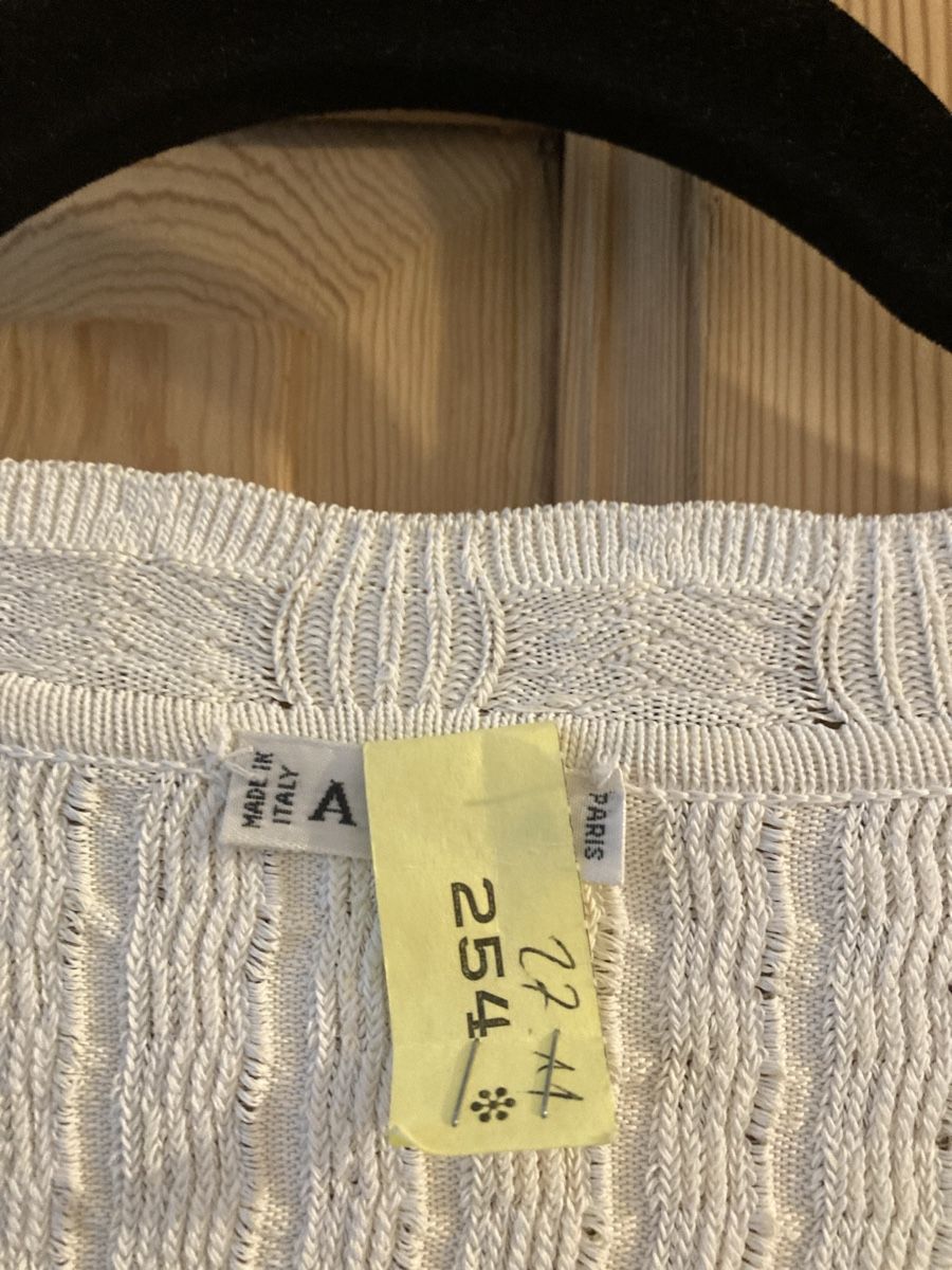 Alaia : Azzedine Alaia Vintage Strick Pullover weiss weiss 36 S – Usato da Winterthur venduto da Jolie-Joli 5